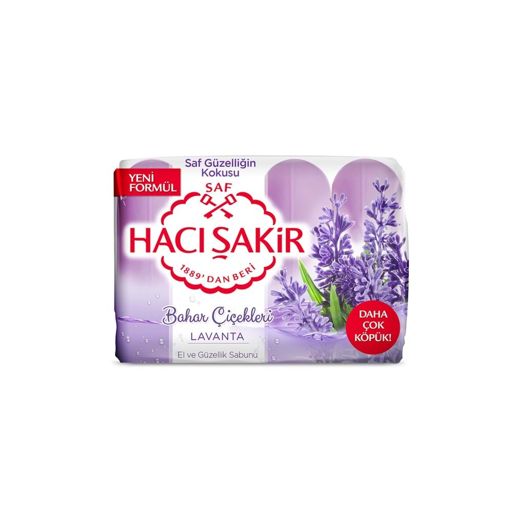 HACI ŞAKİR 4LÜ GÜZELLİK SABUN LAVANTA 280GR