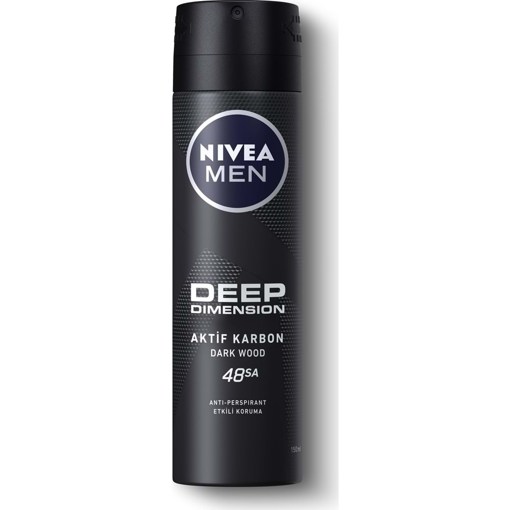 NİVEA DEODORANT 150ML ERKEK DEEP DMN DARK WOOD