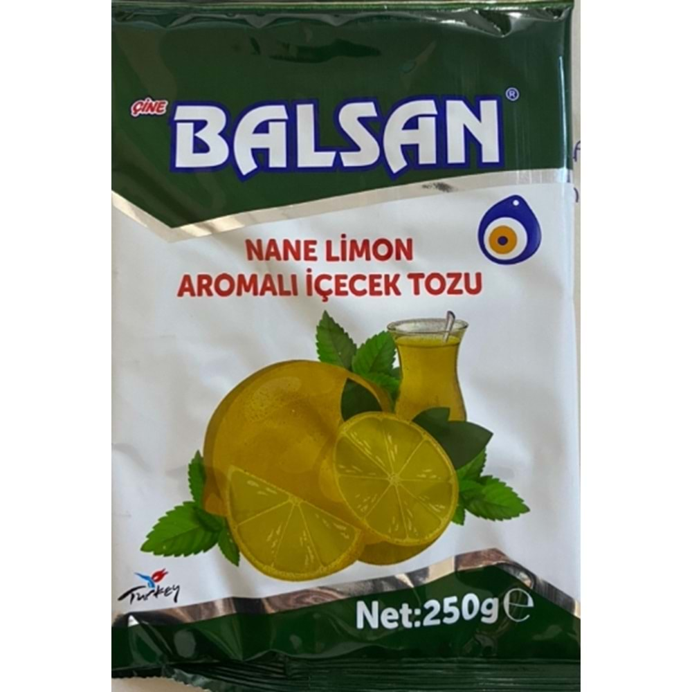 BALSAN TOZ İÇECEK NANE LİMON 250GR