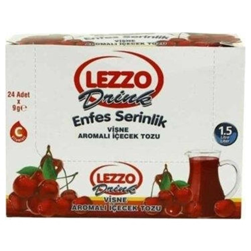 LEZZO İÇECEK TOZU 9GR VİŞNE