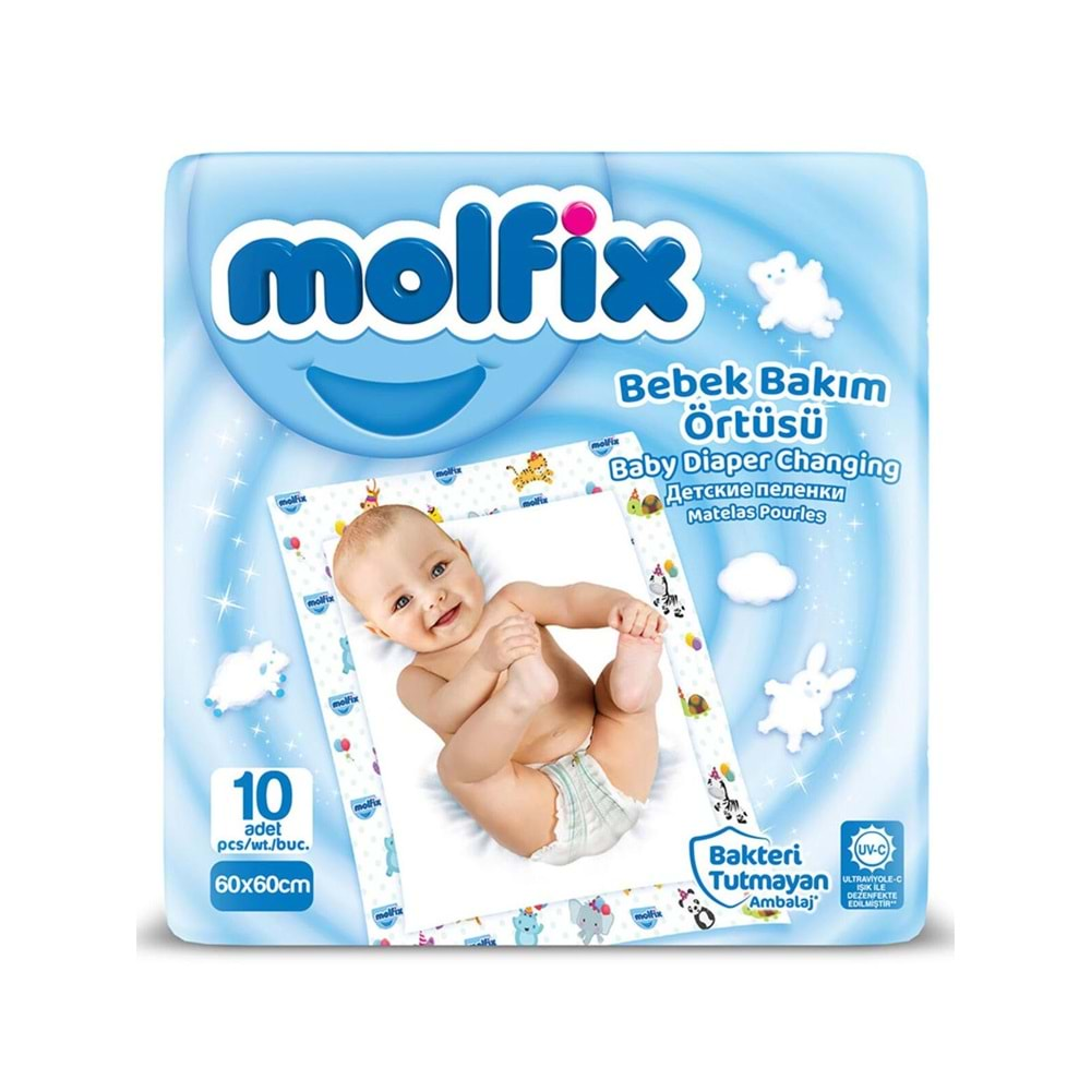 MOLFİX BEBEK BAKIM ÖRTÜSÜ 60X60CM