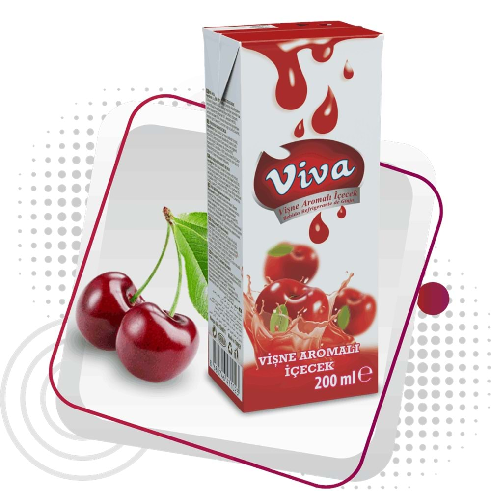 VİVA VİŞNE AROMALI İÇECEK 200ML