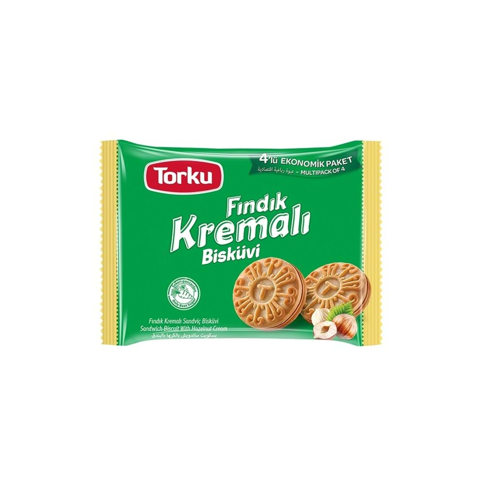 TORKU KREMALI 4LÜ FINDIKLI 244GR