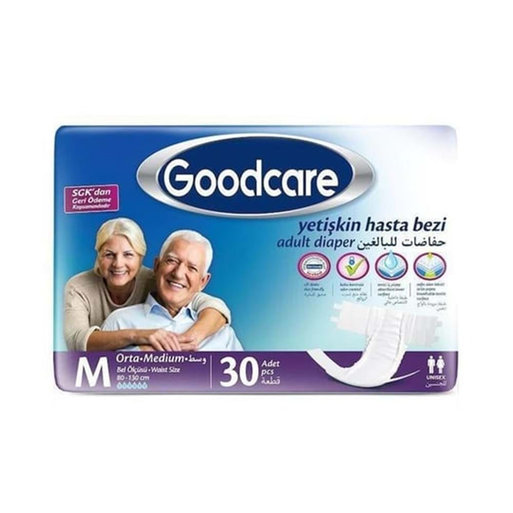 GOODCARE HASTA BEZİ ORTA BOY (M) 30LU