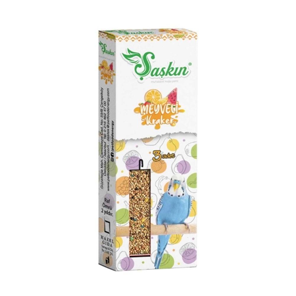 ŞAŞKIN MEYVELİ KUŞ KRAKERİ 80GR