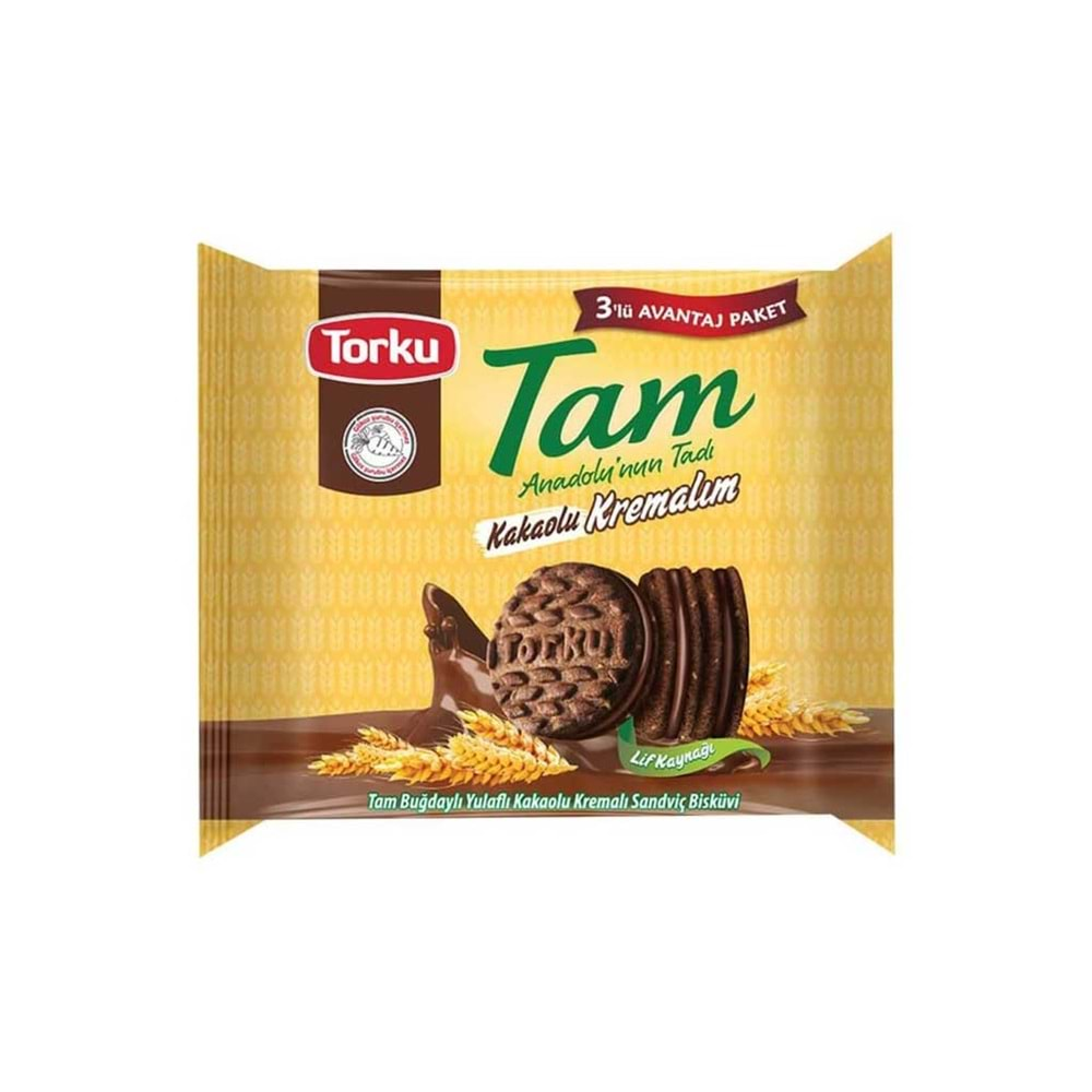 TORKU TAM KREMALI 3LÜ KAKAOLU 249GR