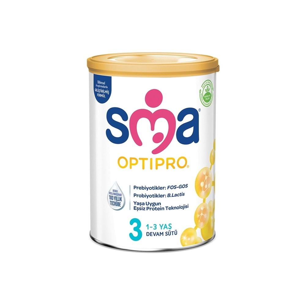 SMA OPTIPRO DEVAM SÜTÜ 1-3 YAŞ 800GR 3NO