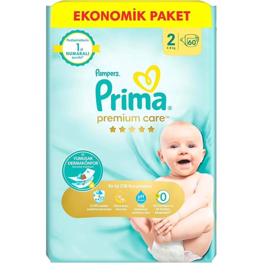 PRİMA PREMİUM CARE 2NO 60 ADET