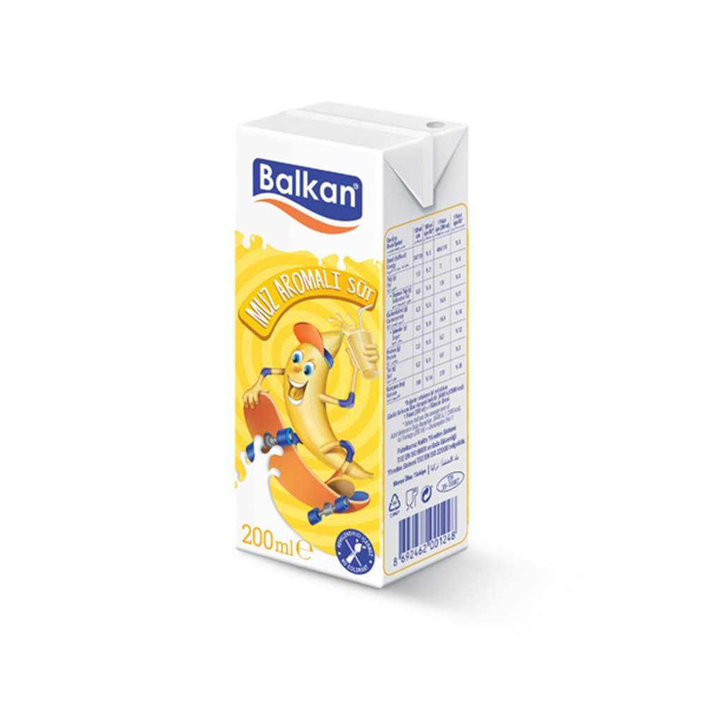 BALKAN SÜT 200ML MUZLU