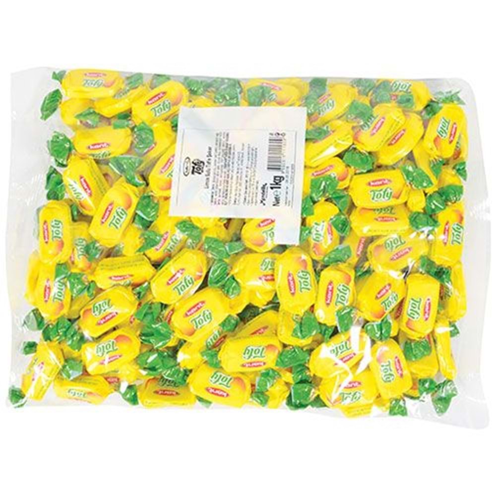 KENT ŞEKER TOFY 1KG LİMON