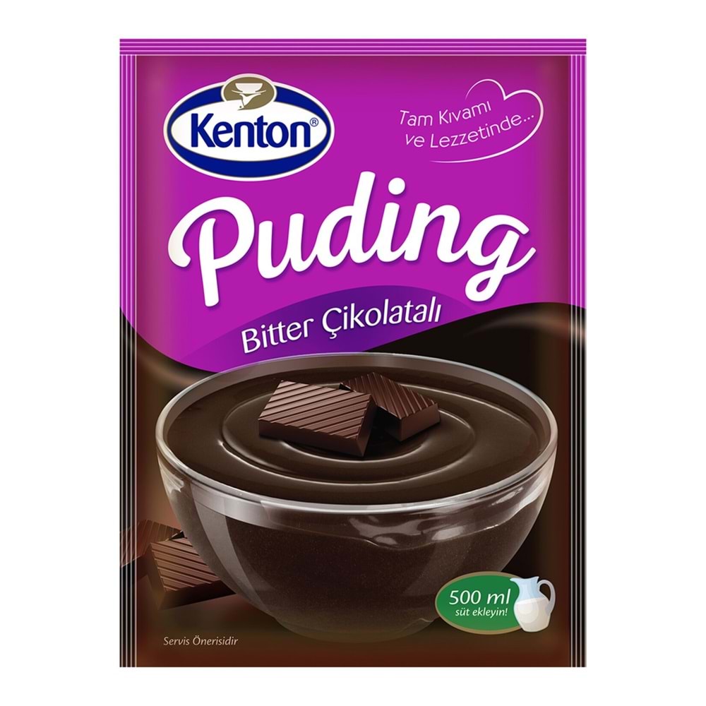 KENTON PUDİNG BİTTER ÇİKOLATALI 100GR