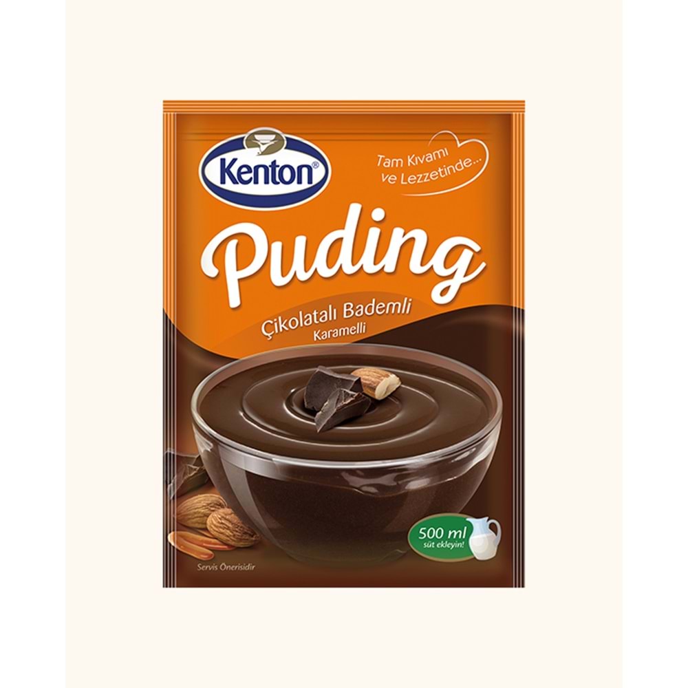 KENTON PUDİNG ÇİKOLATALI BADEMLİ 100GR