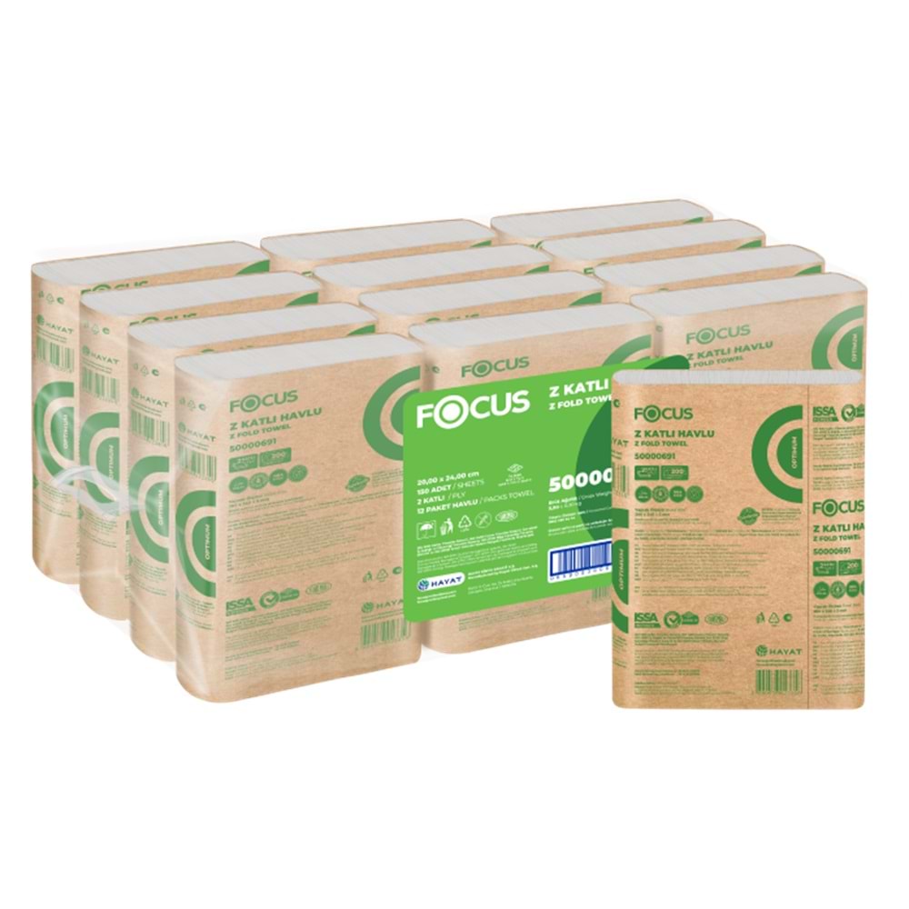 FOCUS Z KATLI HAVLU 150Lİ 20X20CM