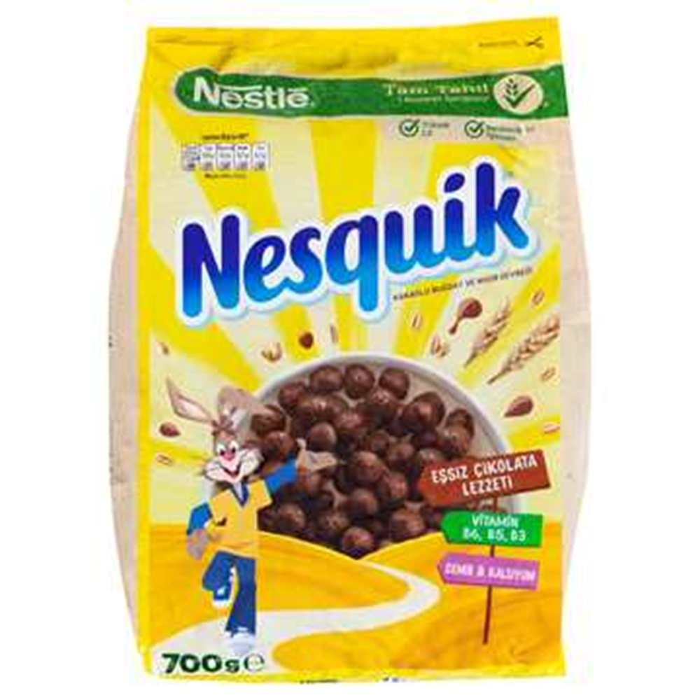 NESTLE NESQUİK 700GR KAKAOLU TAHIL GEVREĞİ