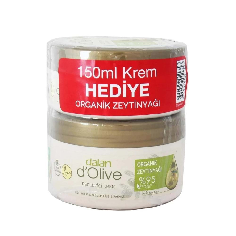 DALAN ZEYTİNYAĞLI KREM 250+150ML