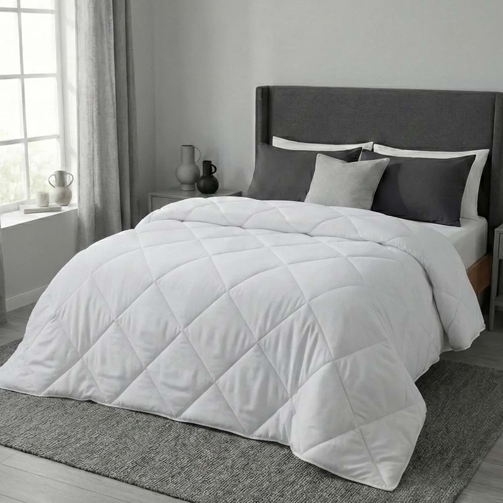 OGİ HOME SİLİKON YORGAN BEYAZ ÇİFT KİŞİLİK 195X215CM