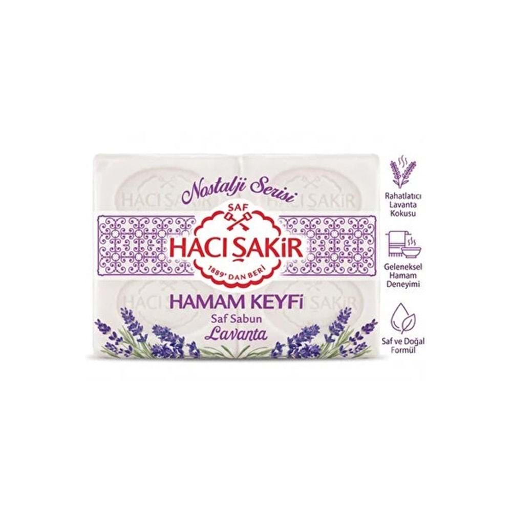 HACI ŞAKİR BANYO SABUN 800GR HAMAM LAVANTA