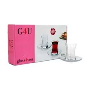 GLASS4YOU 12 PARÇA ÇAY BARDAK SETİ MİSİS 1079003