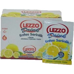 LEZZO İÇECEK TOZU 9GR LİMON