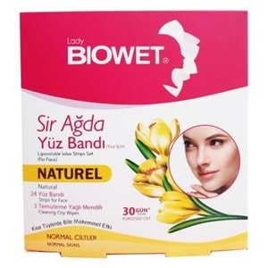 BİOWET YÜZ BANDI 27Lİ NATUREL