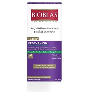 BIOBLAS ŞAMPUAN 360ML ÜZÜM ÇEKİRDEĞİ YAĞLI SAÇLAR