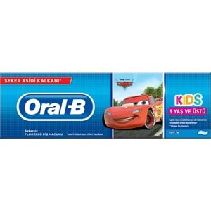 ORAL B ÇOCUK DİŞ MACUNU 75ML 3+ YAŞ