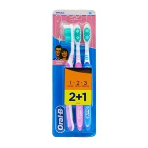 ORAL-B DİŞ FIRÇA 3LÜ DELICATE WHITE ORTA