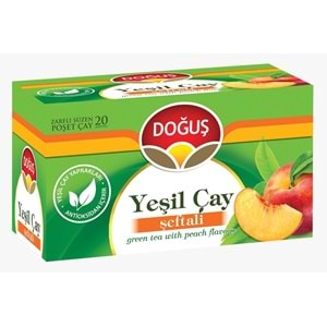 DOĞUŞ YEŞİL ÇAY ŞEFTALİLİ 20Lİ BARDAK POŞET