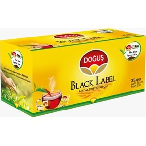 DOĞUŞ BLACK LABEL 25Lİ BARDAK POŞET ÇAY