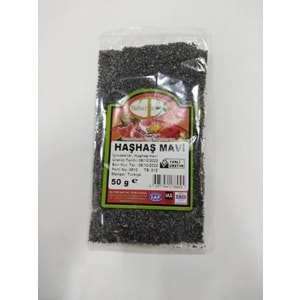 BAHARTAT HAŞHAŞ 50GR MAVİ