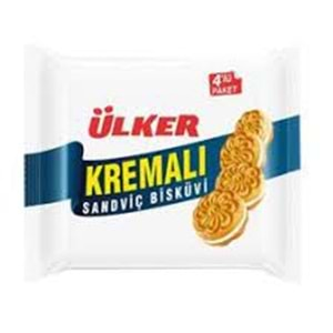 ÜLKER KREMALI SANDVİÇ BİSKÜVİ 244GR SADE