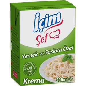 İÇİM ŞEF KREMA 200ML %18 YAĞLI YEŞİL