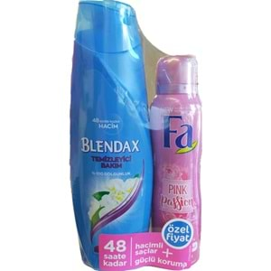 BLENDAX ŞAMPUAN 360ML YASEMİN + FA DEODORANT PİNK