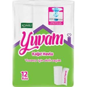 YUVAM KAĞIT HAVLU 12Lİ