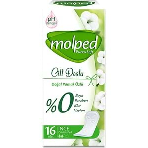 MOLPED GÜNLÜK PED PURE&SOFT İNCE 16 ADET