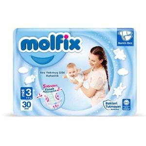 MOLFİX JUMBO BEZ 3NO 30LU MİDİ 4-9KG