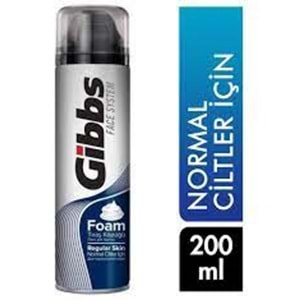 GİBBS TIRAŞ KÖPÜK 200ML NORMAL CİLTLER