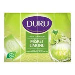 DURU DUŞ SABUNU 4LÜ 600GR MİSKET LİMONU