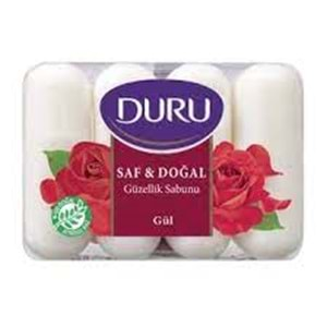 DURU GÜZELLİK SABUN 4LÜ 280GR GÜL