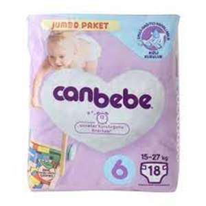 CANBEBE JUMBO PAKET 6NO BEBEK BEZİ 18AD