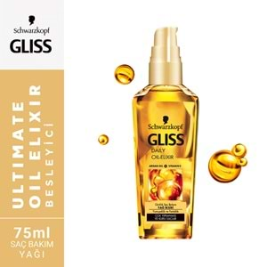 GLİSS GÜNLÜK BAKIM ARGAN YAĞ İKSİRİ 75ML