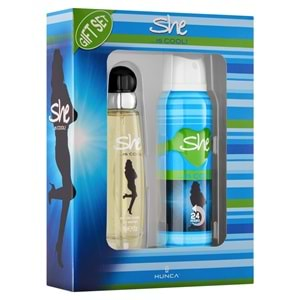 SHE DEODORANT+EDT SET 50+150ML COOL