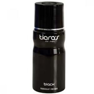 TIARAS DEO SPREY 150ML BLACK