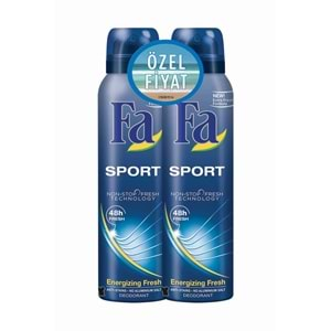 FA DEODORANT 2X150ML SPORT PEŞTEMAL HEDİYELİ