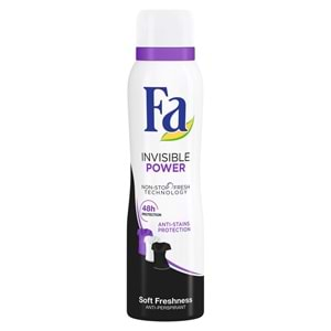 FA DEODORANT 150ML BAYAN İNVİSİBLE POWER