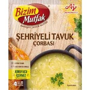 BİZİM KLS.ŞEHRİYELİ TAVUK ÇORBASI 51GR