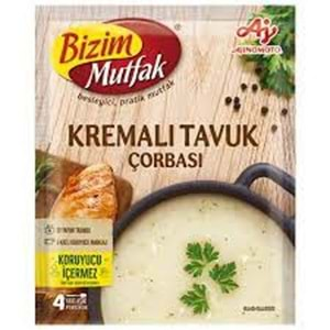 BİZİM KLS.KREMALI TAVUK ÇORBASI 65GR