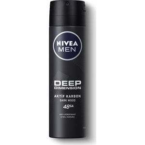 NİVEA DEODORANT 150ML ERKEK DEEP DMN DARK WOOD