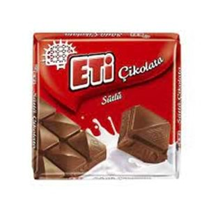 ETİ KARE SÜTLÜ ÇİKOLATA 65GR