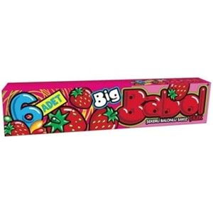 BIGBABOL 6LI SAKIZ 27GR ÇİLEKLİ